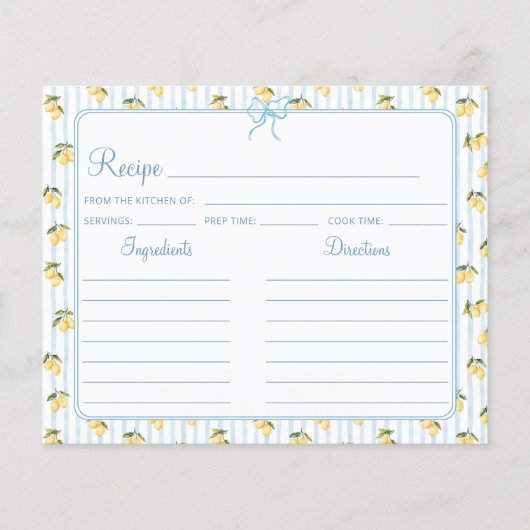 Carte de recette de Fête des mariées italienne cit (Devant)