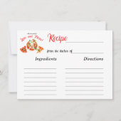 Carte de recette de Fête des mariées italienne Lov (Devant)