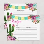 Carte de recette de Fête des mariées mexicaine col (Devant / Derrière)