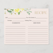 Carte de recette de Fête des mariées principale à  (Devant)