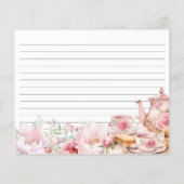 Carte de recette de Fête des mariées rose pâle au  (Dos)