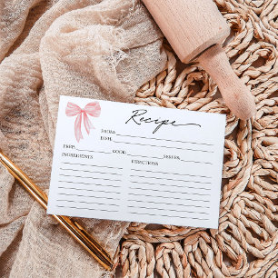 Carte de recette de fête prénuptiale Arc-en-ciel R