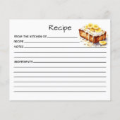 Carte de recette de gâteau (Devant)