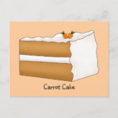 Carte de recette de gâteau carotte (Devant)