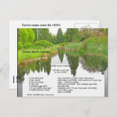 Carte de recette de glaçage au cacao moelleux (Devant / Derrière)