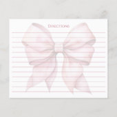 Carte de recette de la Fête des mariées de la cave (Dos)