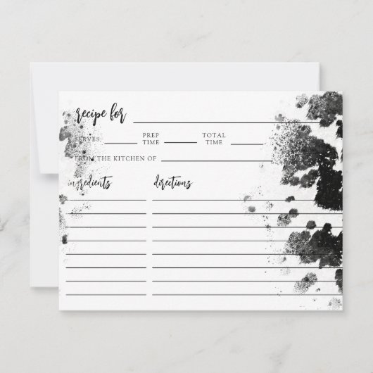 Carte de recette de la Fête des mariées occidental (Devant)