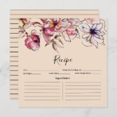 Carte de recette de la Garland de Bourgogne et de (Devant / Derrière)