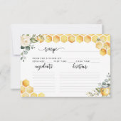 Carte de recette de la nuptiale de l'abeille aquar (Devant)