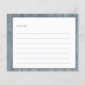 Carte de recette de la nuptiale de tournesol rusti (Dos)