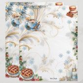 Carte de recette de la page complète du manteau à  (Devant / Derrière)