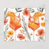 Carte de recette de l'Aperol Spritz Floral Waterco (Dos)