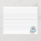 Carte de recette de l'échange de cookies de vacanc (Dos)