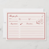 Carte de recette de mariage de la Saint-Valentin e (Devant)