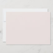 Carte de recette de mariage du printemps fleur sau (Dos)