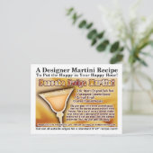 Carte de recette de Martini au Fudge Penuche (Debout devant)