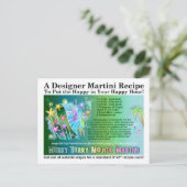 Carte de recette de Martini Mojito Tropical Merry (Debout devant)