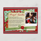 CARTE DE RECETTE DE Noël Pretzel Candy (Devant)