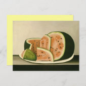 Carte de recette de pastèque (Devant / Derrière)