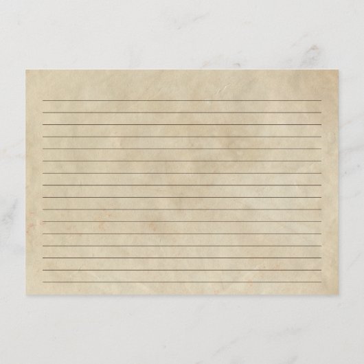 Carte de recette de Plante de café rustique modern (Dos)