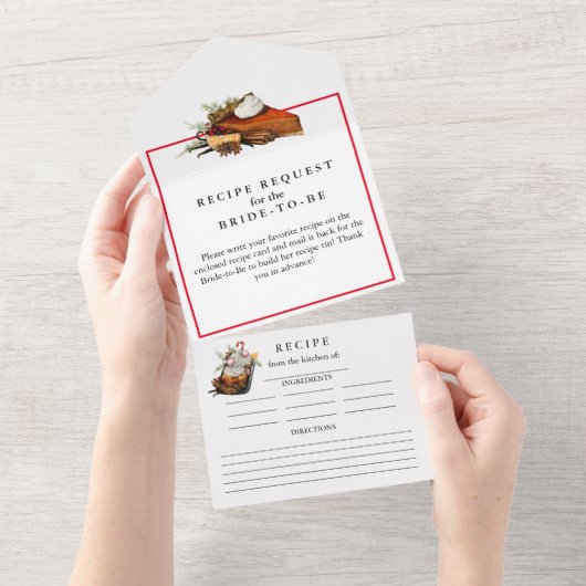 Carte de recette de récolte automnale (Déchirure)
