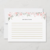 Carte de recette de thé à la Fête des mariées de f (Dos)