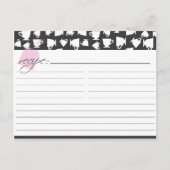 Carte de recette de thé nuptiale (Devant)