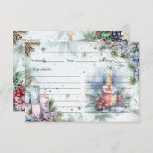 Carte de recette d'épices d'hiver (Devant / Derrière)