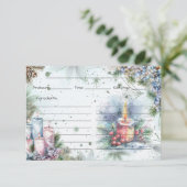 Carte de recette d'épices d'hiver (Debout devant)