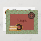 Carte de recette Donuts (Devant / Derrière)