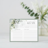 Carte de recette Dusty Blue Eucalyptus Botanical S (Debout devant)