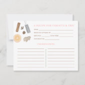 Carte de recette Échange de cookies de vacances (Devant)