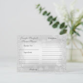 Carte de recette | Elégance argentée (Debout devant)