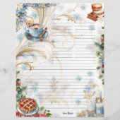 Carte de recette en pleine page (Devant)