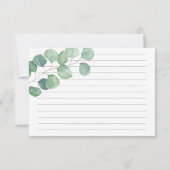 Carte de recette Eucalyptus (Dos)