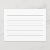 Carte de recette Eucalyptus Aquarelle (Dos)