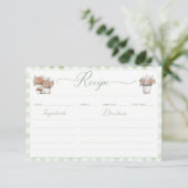 Carte de recette fantaisiste pour enterrement de v (Debout devant)