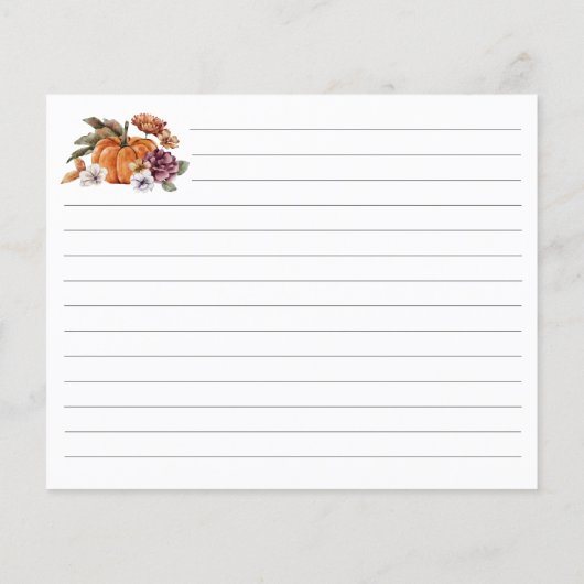 Carte de recette Fête des mariées (Dos)