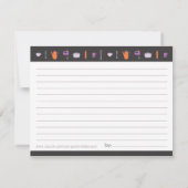 Carte de recette Fête des mariées (Dos)