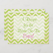 Carte de recette Fête des mariées (Devant / Derrière)