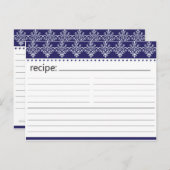 Carte de recette Fête des mariées (Devant / Derrière)