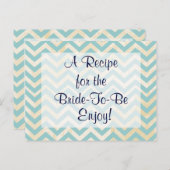 Carte de recette Fête des mariées (Devant / Derrière)
