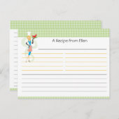 Carte de recette Fête des mariées (Devant / Derrière)