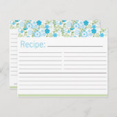 Carte de recette Fête des mariées (Devant / Derrière)