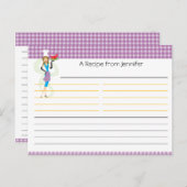 Carte de recette Fête des mariées (Devant / Derrière)