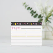 Carte de recette Fête des mariées (Debout devant)