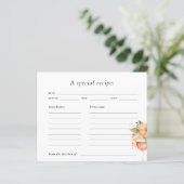 Carte de recette Fête des mariées Aperol Spritz (Debout devant)