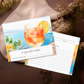 Carte de recette Fête des mariées Aperol Spritz Am