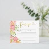 Carte de recette Fête des mariées aux agrumes de p (Debout devant)