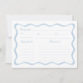 Carte de recette Fête des mariées bleue (Devant)